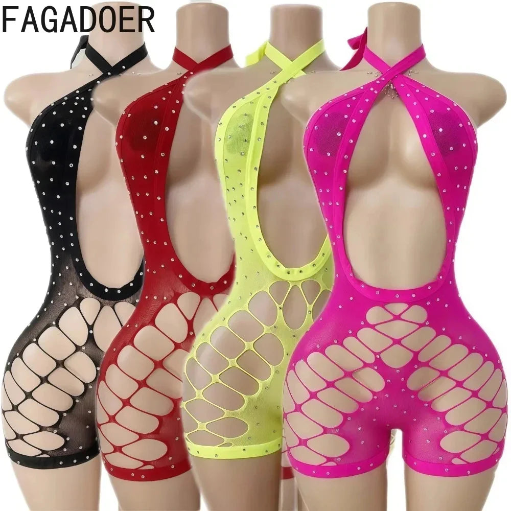 Glam Rhinestone Jumpsuit