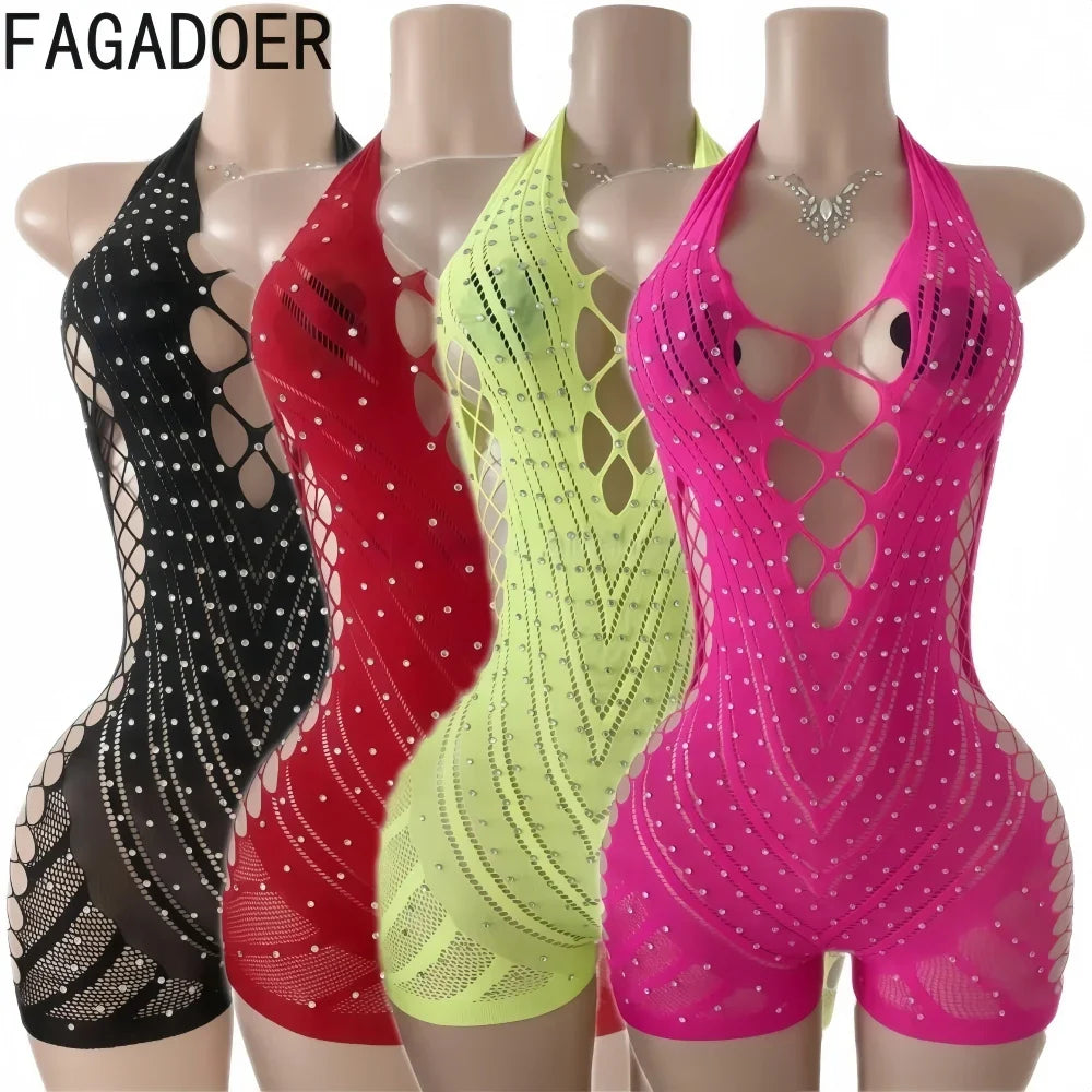 Glam Rhinestone Jumpsuit